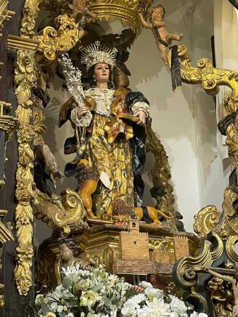 Imagen de la Virgen de Santa Eufemia