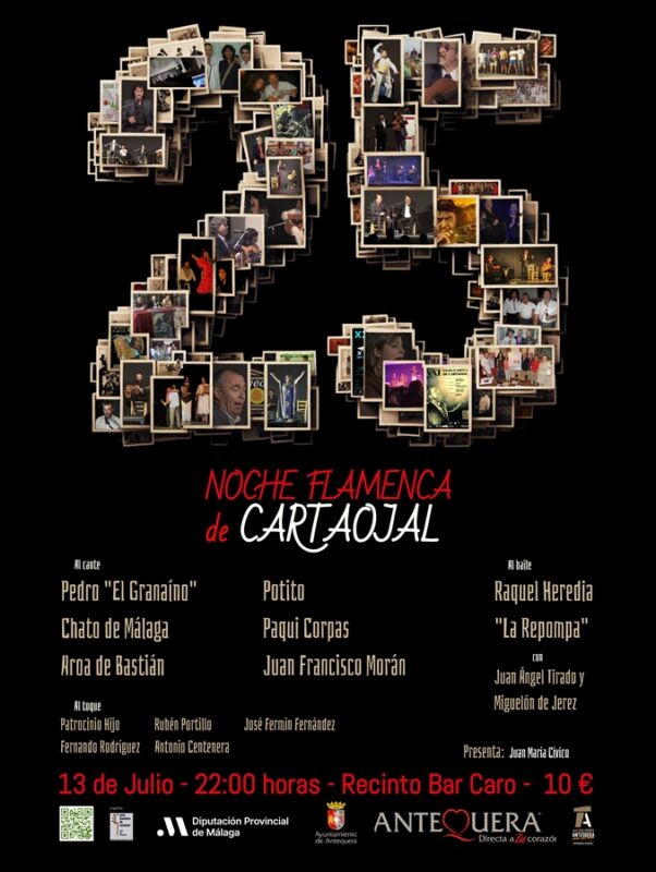 25 Noche Flamenca de Cartaojal. Sábado, 13 de julio de 2024