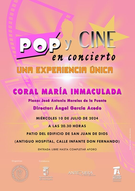Pop y Cine. Concierto de la Coral María Inmaculada