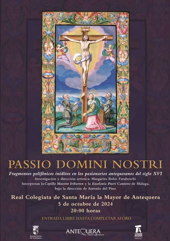 Concierto Passio Domini Nostri. 5 de octubre de 2024 Real Colegiata de Santa María