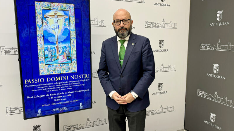 Presentación del concierto Pasio Domini Nostri