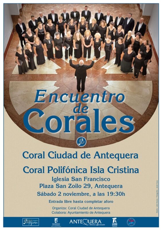 Encuentro de Corales. Sábado 2 de noviembre en la Iglesia de San Francisco