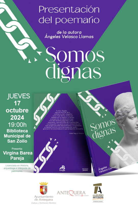 Presentación del poemario "Somos dignas" de Ángles Velasco Llamas