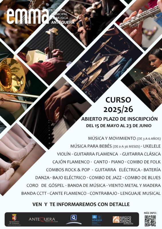 Inscripciones curso 2025/26 EMMA