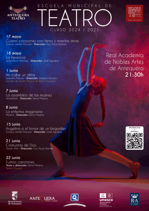 Programa fin de curso Escuela Municipal de Teatro curso 2024/2025