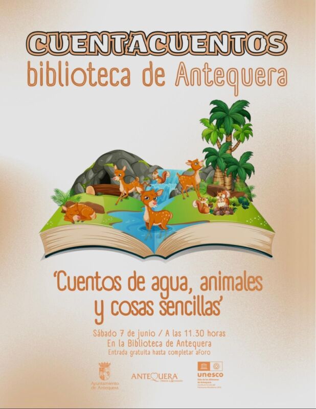 Cuentacuentos Biblioteca de Antequera 7 de junio