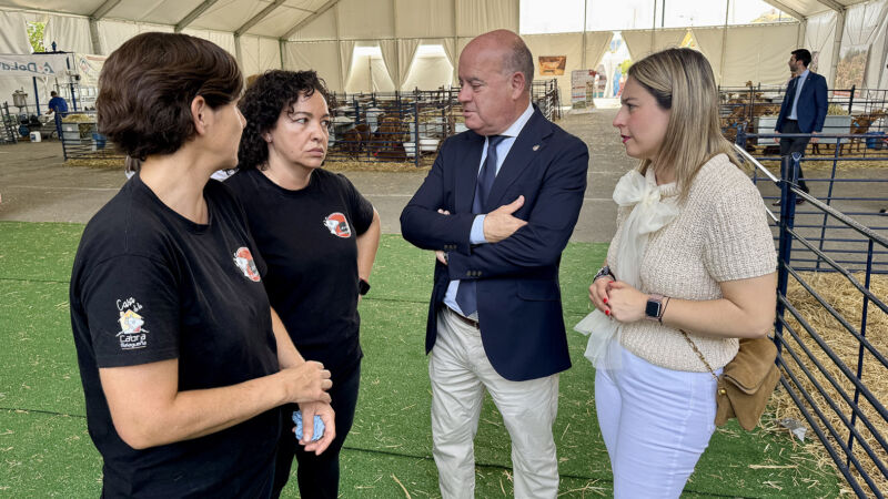 El Recinto Ferial acoge la exposición de la raza caprina malagueña dentro de AGROGANT y la Feria de Primavera 2025