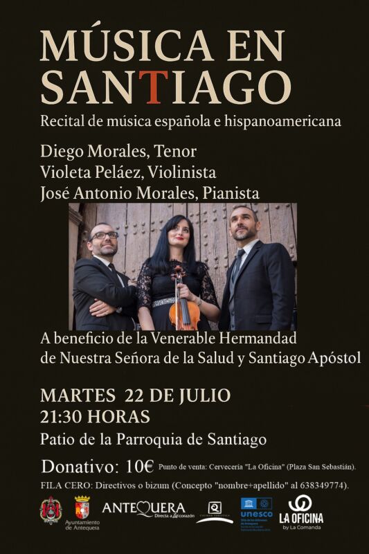 Música en Santiago. Recital de música española e hispanoamericana