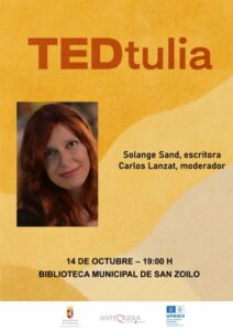 TEDtulia con la escritora Solange Sand