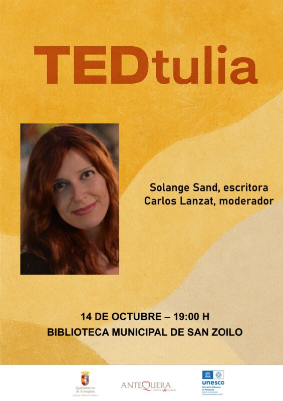 TEDtulia con la escritora Solange Sand