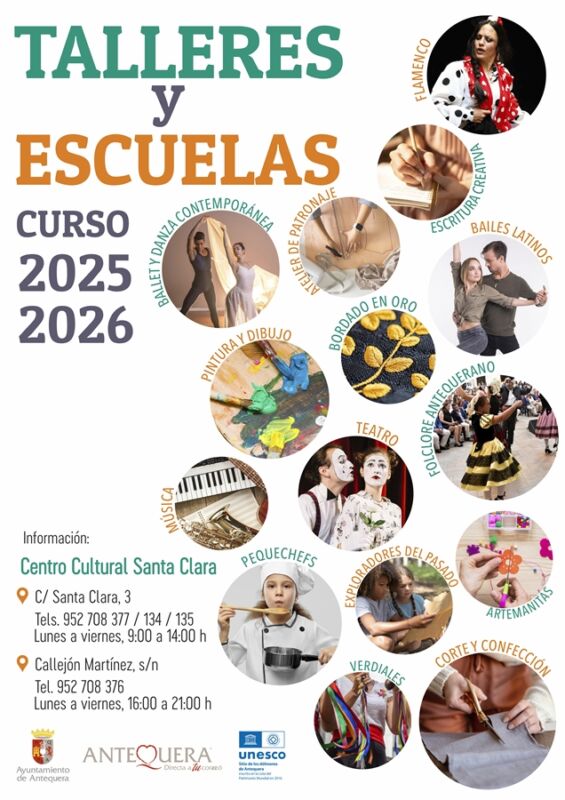 Talleres y Esculas curso 2025 - 2026