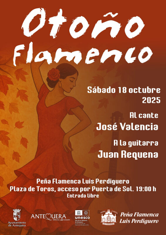 Otoño Flamenco 2025. Sábado 18 de octubre