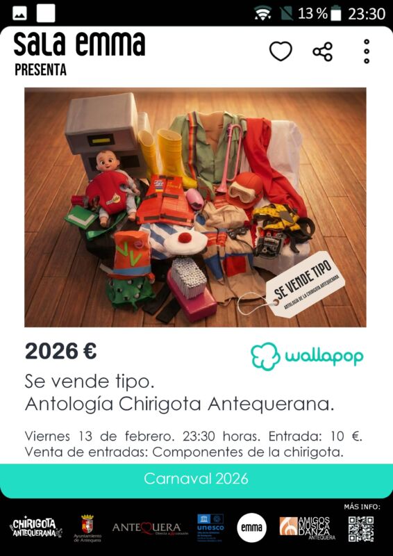 Presentación Chirigota Antequerana. Carnaval 2026