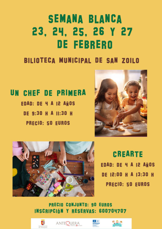 Semana Blanca Biblioteca Municipal de San Zoilo