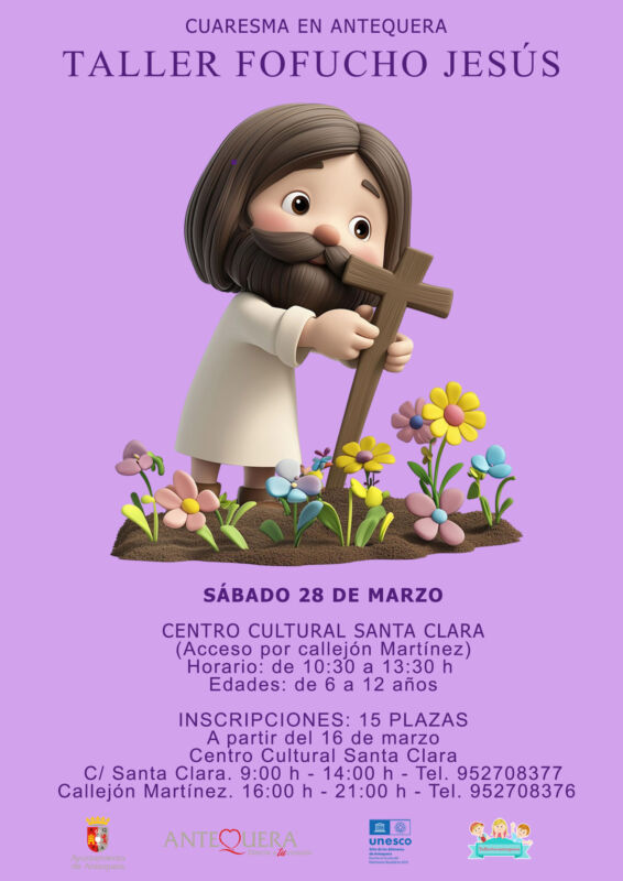 Taller infantil de cuaresma Fofucho Jesús