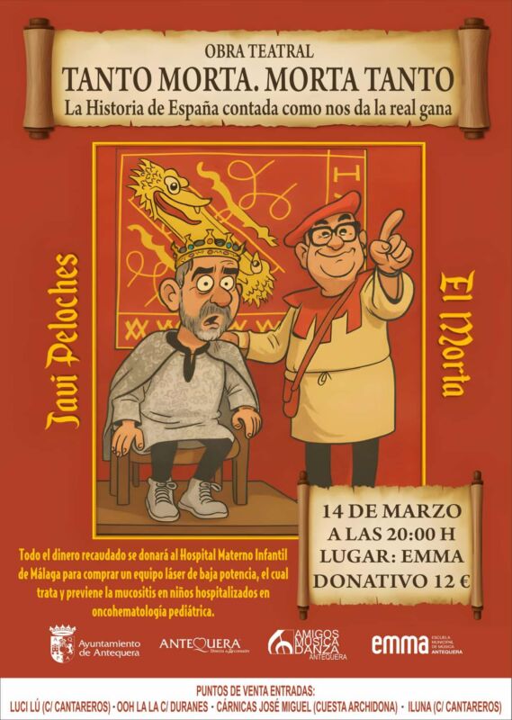 Obra teatral Tanto Morta. Morta Tanto