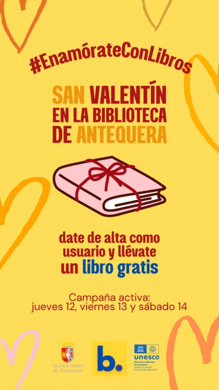 San Valentín en la Biblioteca de Antequera