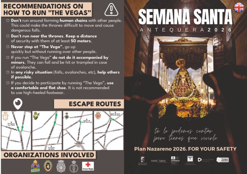 Semana Santa. Plan Nazareno 2026