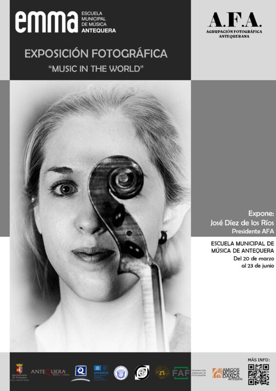 Músic in the world. Exposición fotográfica de José Díez de los Ríos