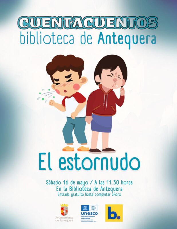 El estornudo. Cuentacuentos de la biblioteca.