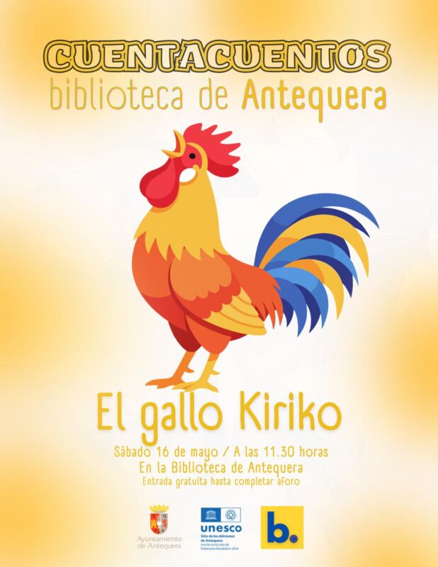 El gallo Kiriko. Cuentacuentos en la Biblioteca