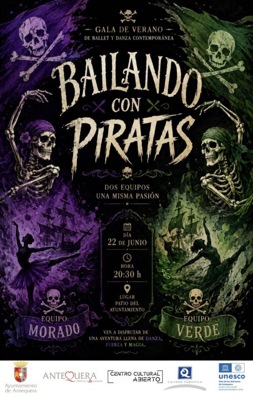 Bailando con Piratas. Gala de verano del taller de Ballet y Danza Contemporánea