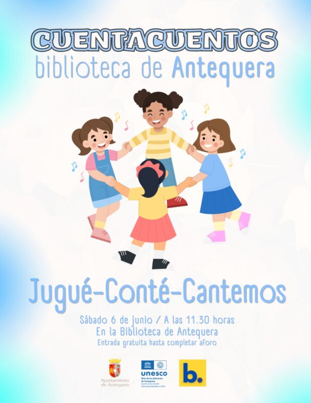 Jugué-Conté-Cantemos. Cuentacuentos Biblioteca de Antequera
