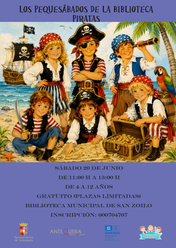 Piratas. Los pequesábados de la Biblioteca