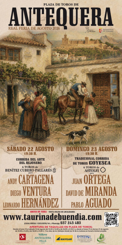 Festejos taurinos Real Feria de Agosto 2026