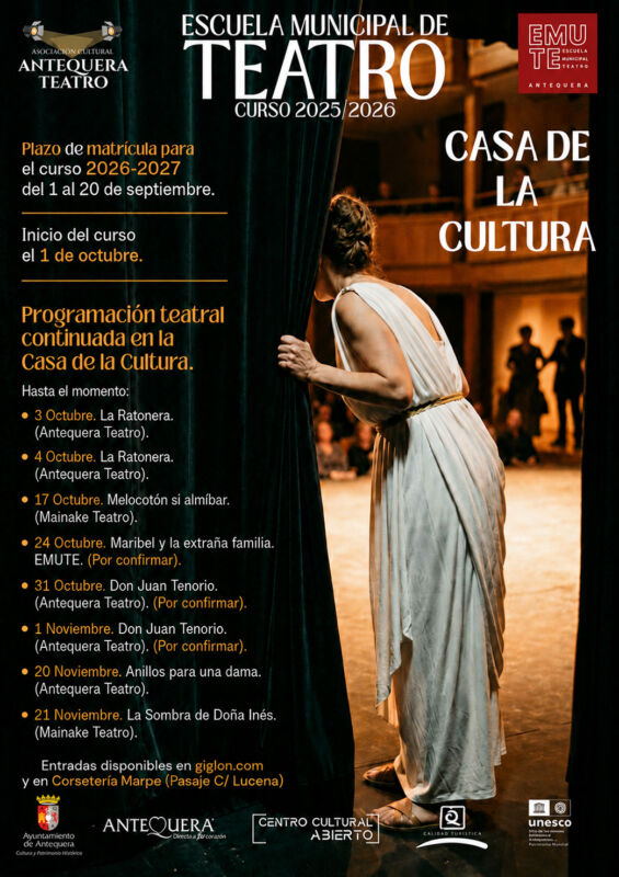 Escuela Municipal de Teatro curso 2026/2027