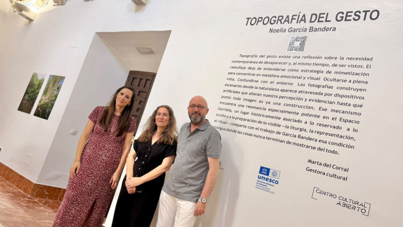 Topografía del gesto. Exposición de Noelia García Bandera