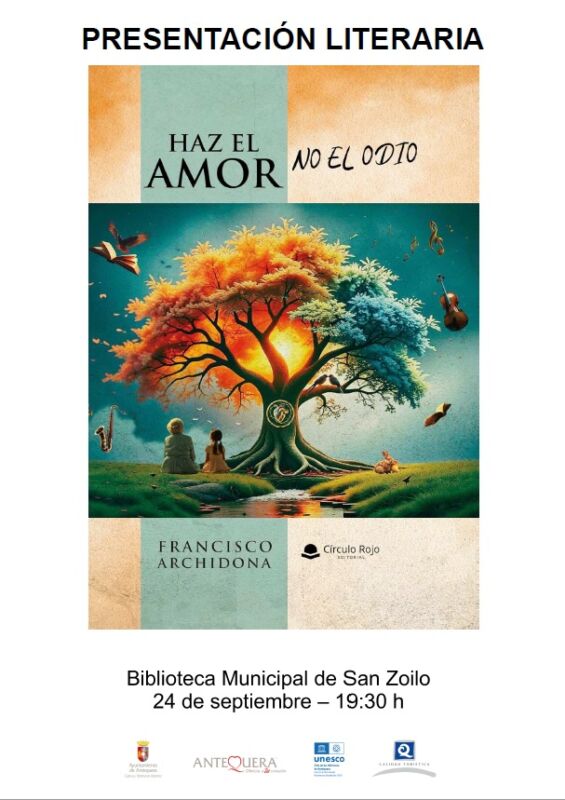Presentación literaria "Ha el amor, no el odio"