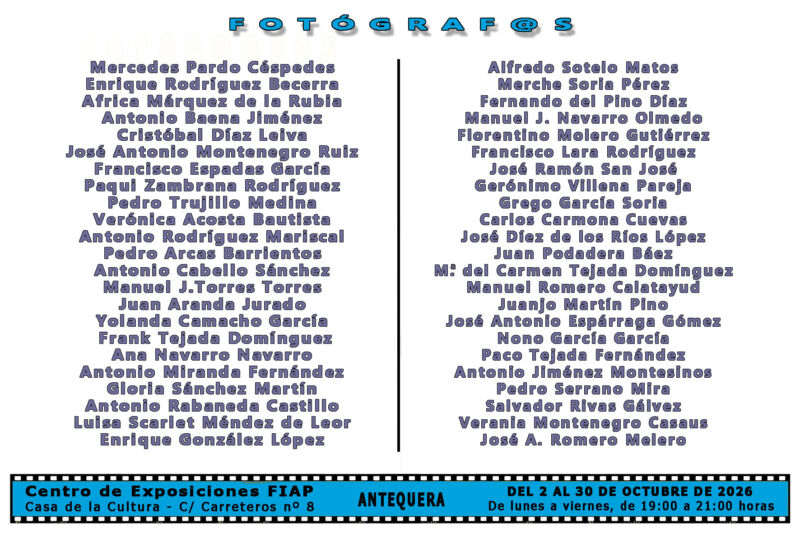 32 muestra de fotógrafos antequeranos