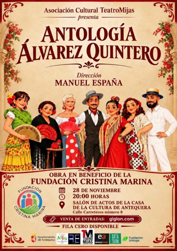 Teatro a beneficio de la Fundación Cristina Marina